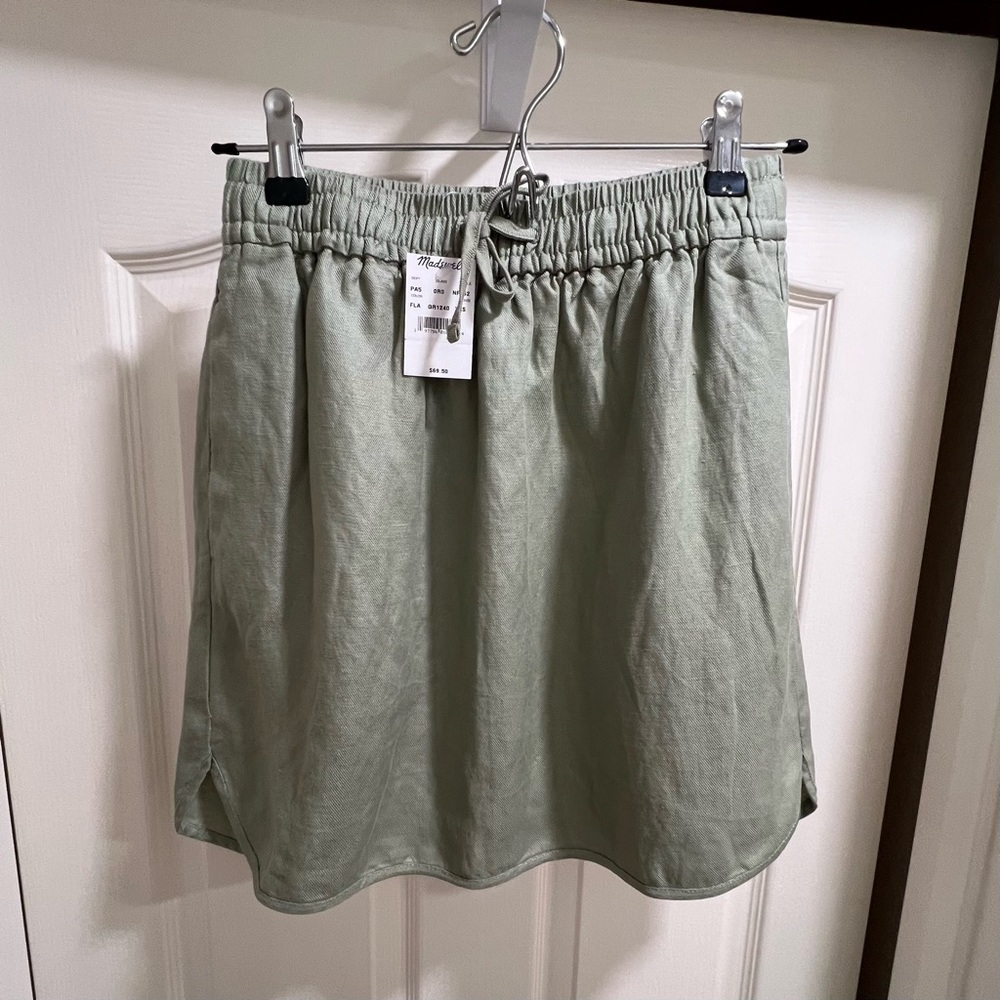 Madewell linen mini skirt NWT - Picture 5 of 7